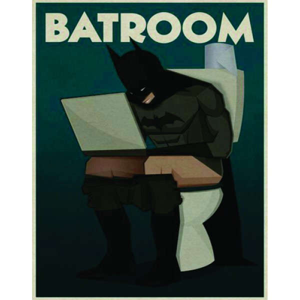 Placa Decorativa Batman - Mod.01