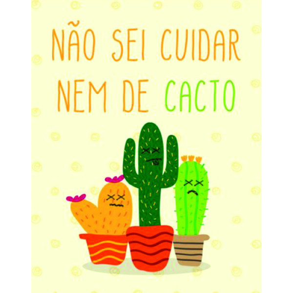 Placa Decorativa Cacto - Mod.03 Placa Decorativa Cacto - Mod.03