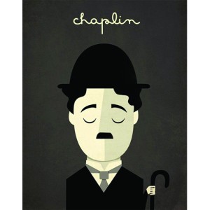 Placa Decorativa Chaplin - Mod.01
