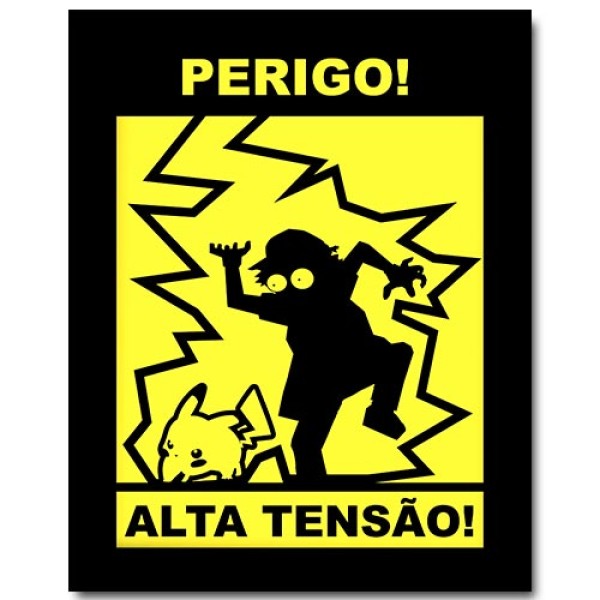 Placa Decorativa Pokemon - Mod.01