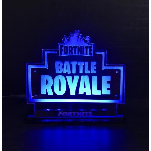 Luminária em Acrílico Fortnite Battle Royale