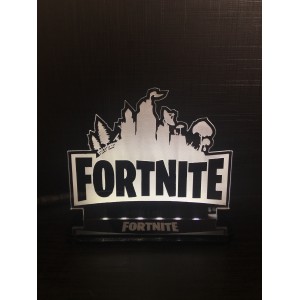 Luminária em Acrílico Fortnite Logo