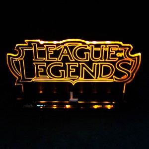 Luminária em Acrílico League of Legends