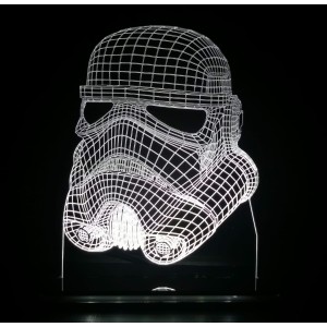 Luminária em Acrílico Storm trooper