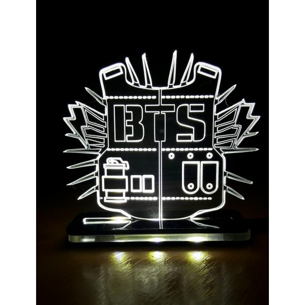 Luminária em Acrílico Bts