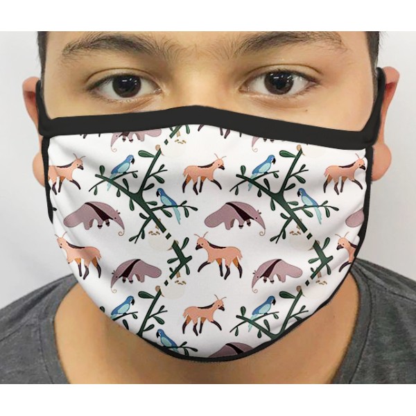 Máscara de Proteção Lavável Abstrato mod.01