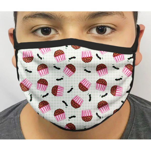 Máscara de Proteção Lavável Brigadeiro
