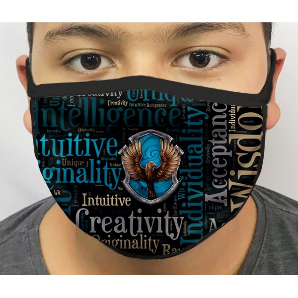 Máscara de Proteção Lavável Harry Potter Corvinal mod.01