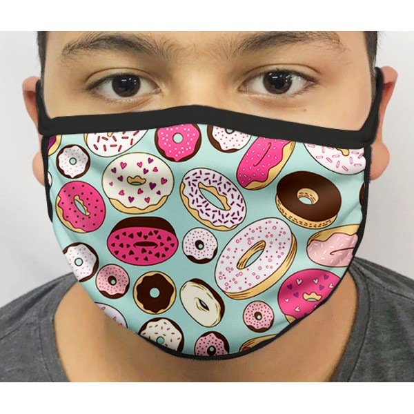 Máscara de Proteção Lavável Donuts