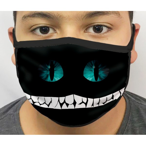 Máscara de Proteção Lavável Gato da Alice