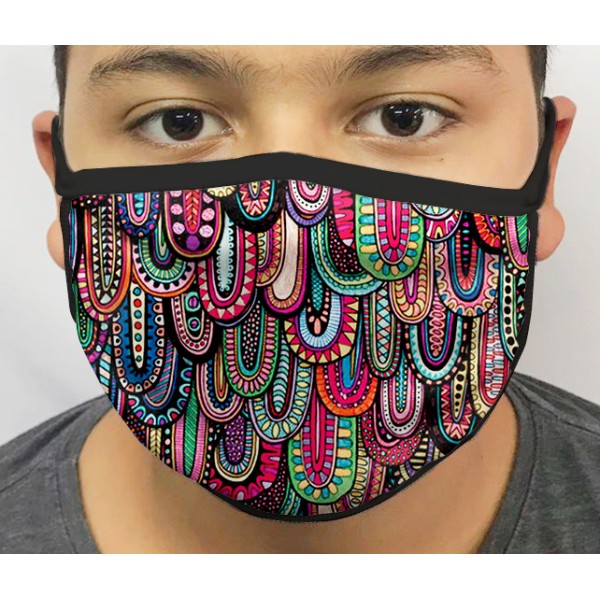 Máscara de Proteção Lavável Mandala mod.03