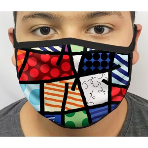 Máscara de Proteção Lavável Romero Britto mod.02