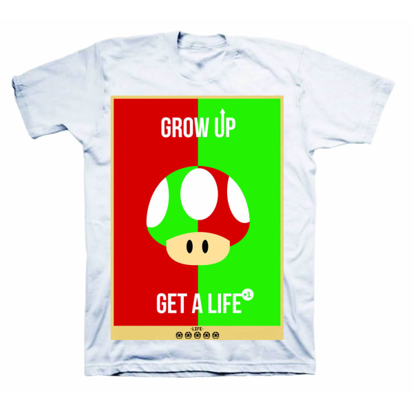 Camiseta - Grow Up Get a Life Camiseta - Grow Up Get a Life