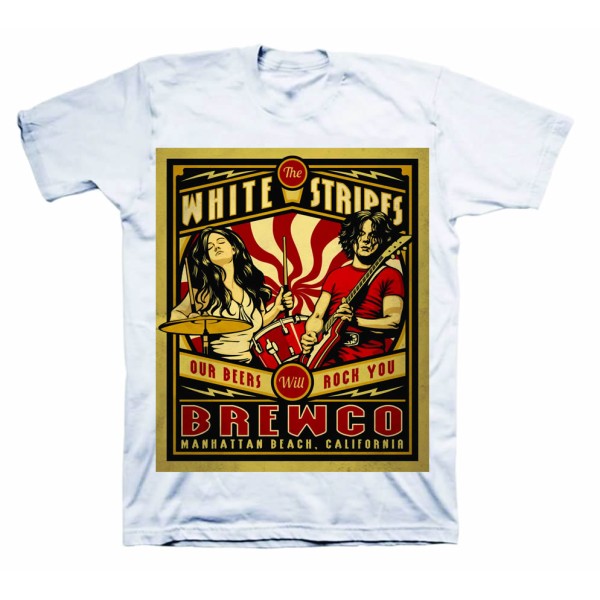 Camiseta - White Stripes - Mod.01